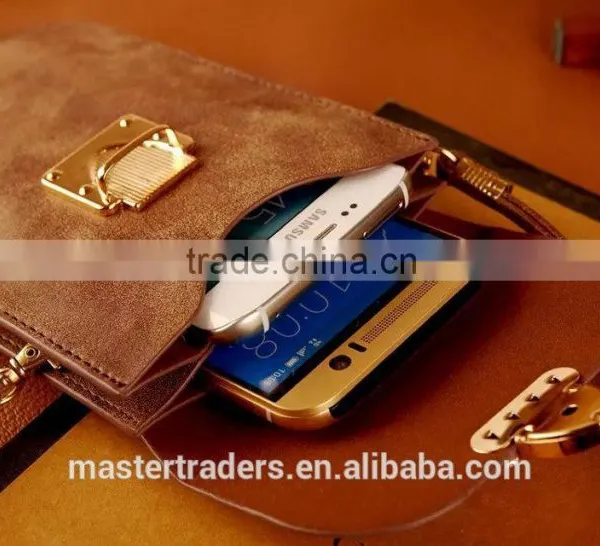 Universal Frosted PU Leather Bag Phone Bags With Metal Buckle For Mobile Phone For Samsung Galaxy S6 Edge MT-3874 photo-3