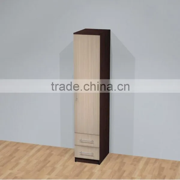 Wardrobe With One Door and Two Drawer 200 cm