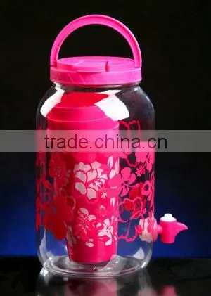 3.8L Plastic Fruit Juicy Jar BPA FREE