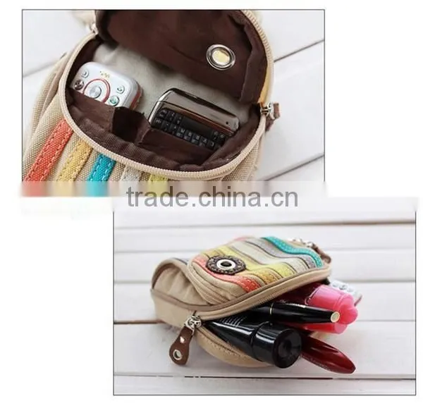 2016 China Supplier Cute Mini Satchel Canvas Waist Bag Waterproof Waist Bag Portable Shoulder Waist Bag photo-6