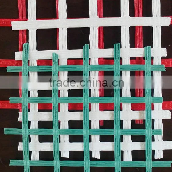 Best Quality Oil-soluble PVC Biaxial Warp-knitting Polyester Geogrid With CE