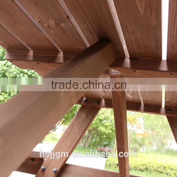 Outdoor Wooden Beer Garden Table and Bench photo-5