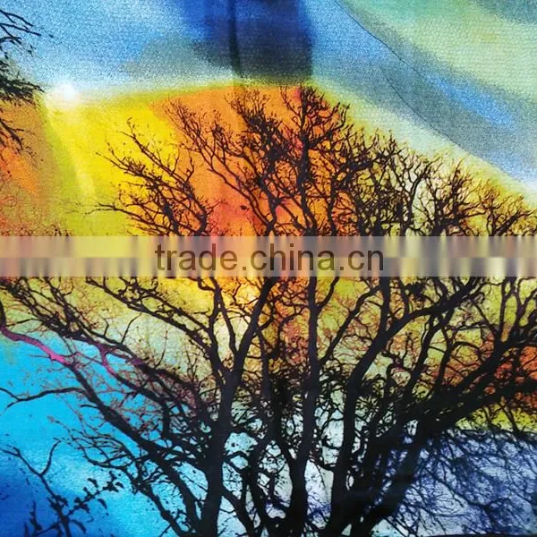 Digital Tropical Print Viscos Rayon Fabric at Factory Price photo-2