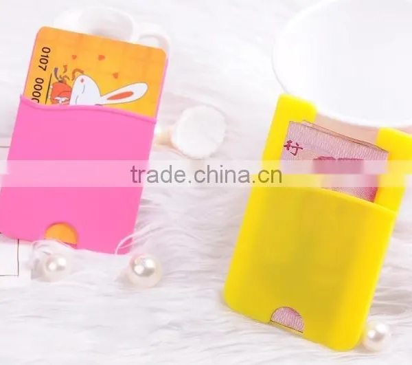 Best Promotion Gifts Silicone Phone Sticker/phone Card Pocket photo-2