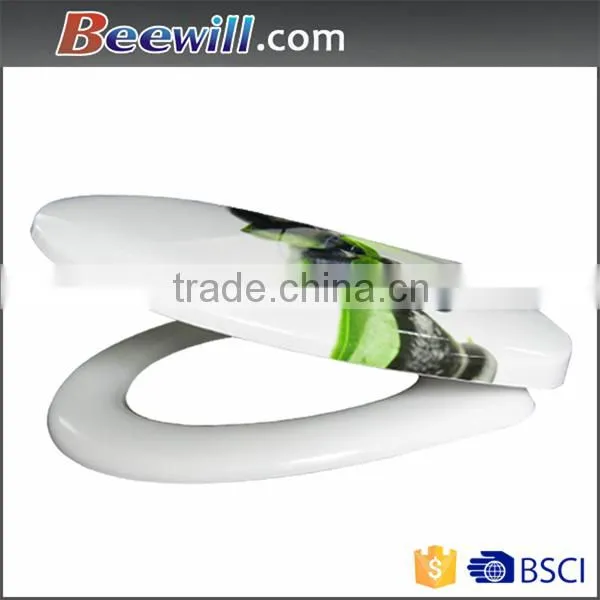 Decorative Toilet Seat Cover With Printing Beautiful Pattern photo-2