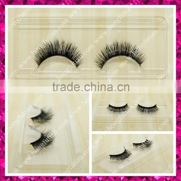Banana Eyelash Extensions; China Factory Price Private Label Real Mink Fur Eyelashes