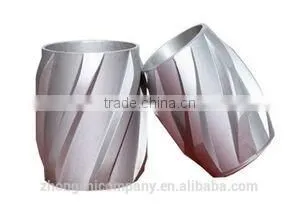 Spiral Vane Aluminium Solid Rigid Centralizer for oilfield
