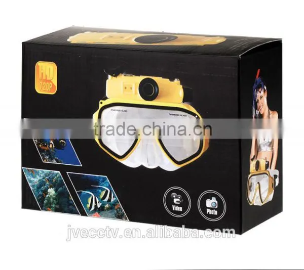 5.0 Mega Pixels 720P CMOS China Supplier Underwater Diving Mask Camera photo-6