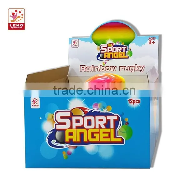 LEKO Sports PU Stress Rugby Ball for Super Bowl Gift photo-2