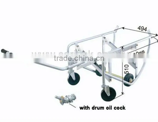 Oil Drum Carrier Decanting Trolley / Drum Carts - 250kgs