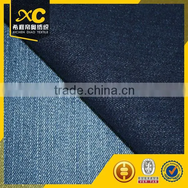 China Supplier Cotton Polyester 4 Way Stretch Denim Fabric photo-2
