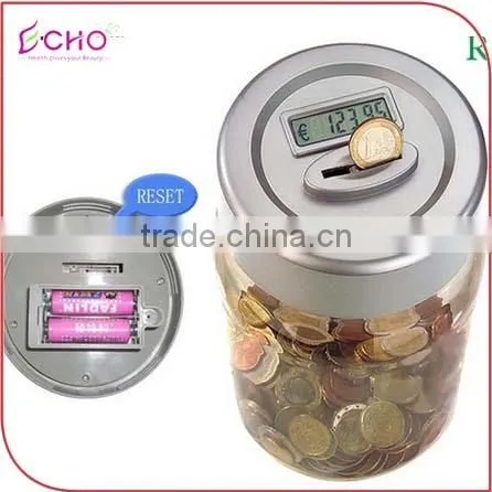 CHINA Custom Plastic Coin Football Money Bank,OEM Kis Factory Make Plastic Electronic and Digital Football Shape Money Banks photo-5