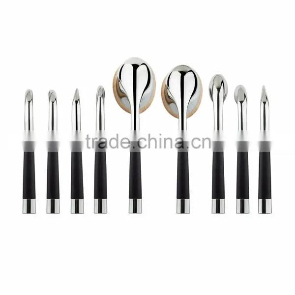 Luxury Private Label Silver Golf Makeup Brushes Supplier's Choice photo-3