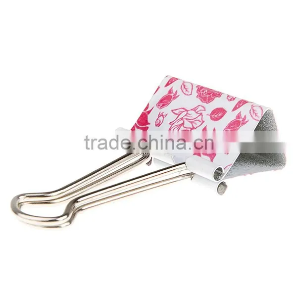 Spring Customized Pattern Binder Clips With Best Price photo-2