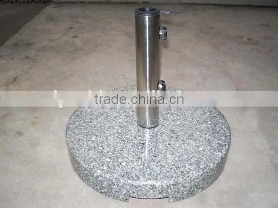 Round Granite Patio Umbrella Base