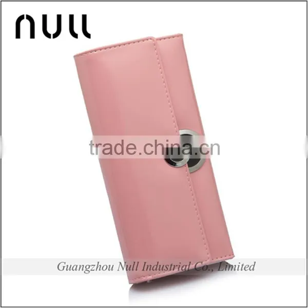High Quality Designer Ladies Wallet Case Cell Phone Case Gary Leather Wallet photo-6