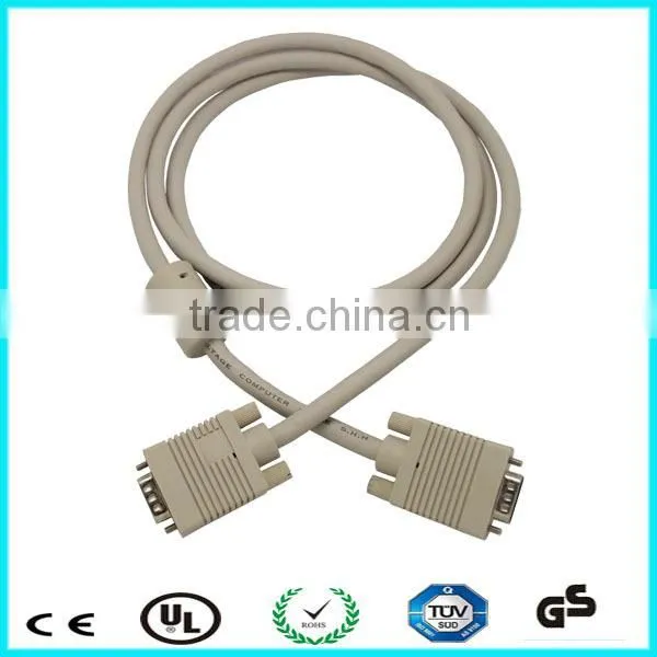 12ft Right Angle HD 15 Pin Vga to Straight Vga Cable for Camera photo-3