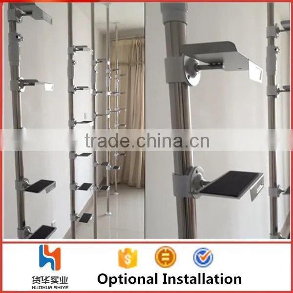 Huohua Multi-function Easy Assembly Shoe Store Using Wire Shoe Rack