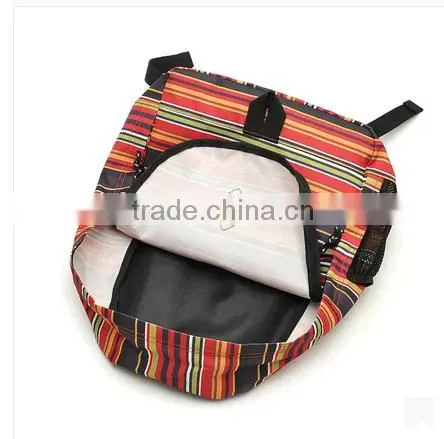 Canvas Backpack 2016 New Fashion Backpack Stripe Sport Backpack Quality Choice photo-4