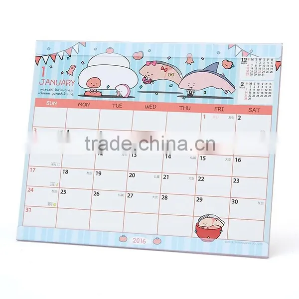 High Quality Full Color Printing Services for Desk Wall Calender & New Year Calender photo-5