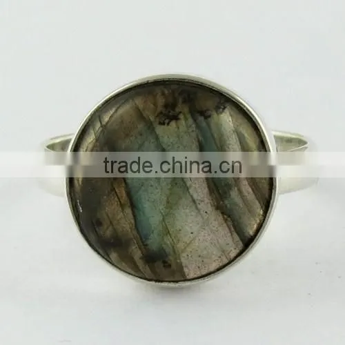 Exotic !! Blue Fire Labradorite 925 Sterling Silver Ring, Silver Jewellery Wholesale, Handmade Silver Jewellery photo-2