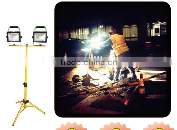 Portable LED Flood Lights Battery Replaceable IP65 12V Work Light LED Outdoor LED Rechargeable Flood Lights photo-6