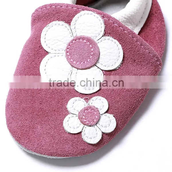 Pink Flower Baby Girl Grind Arenaceous Fashion Baby Girl Casual Shoes photo-4