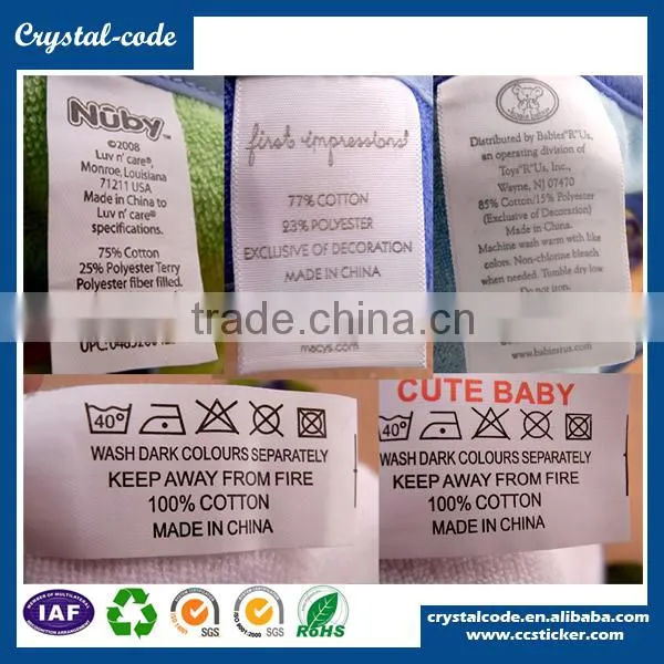 Care Label Material Swimwear Polyester Care Label photo-6