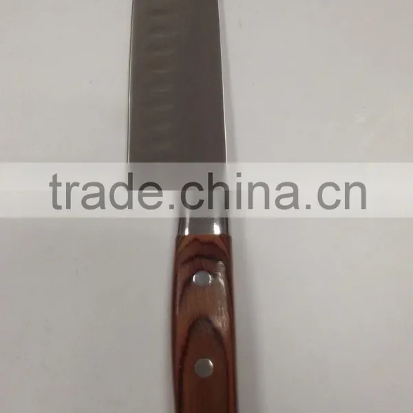 High-end Color Wood Handle 7 Sets of Knives photo-3