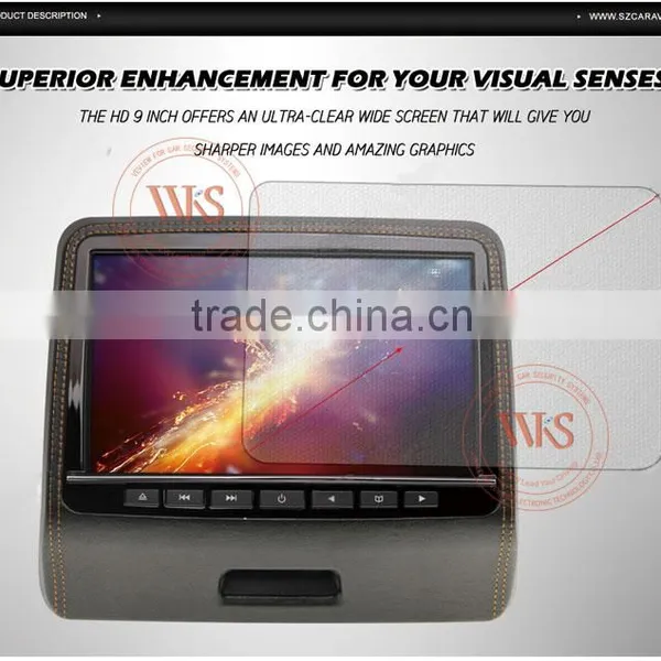 9inch hd Screen Car Stereo Headrest DVD Player for Car Rear Seat VKS-9100DVD photo-4