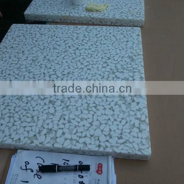 Eco Resin Faux Cobble Stone Wall Panel Imitation Tile photo-2