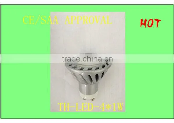 ce Rohs Led Spotlight Gu10 4*1w