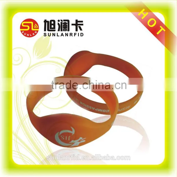 UHF 840-960MHz Silicon Wristband for Rfid Access Control System