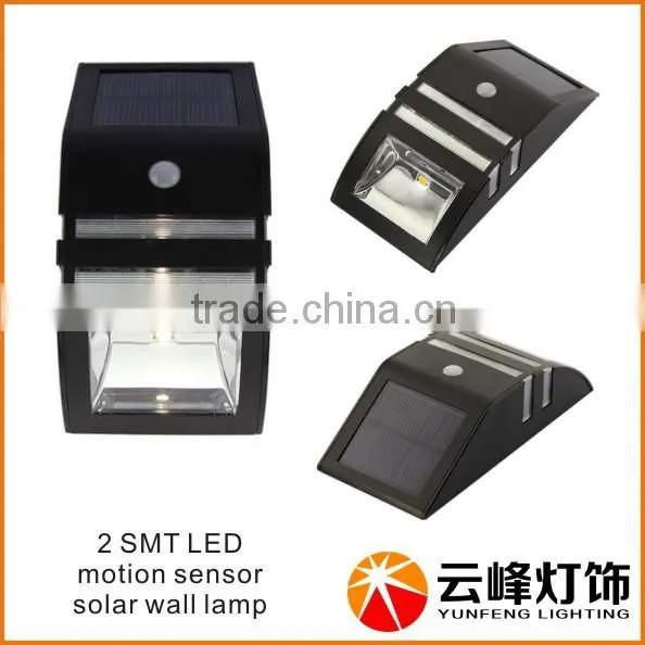 Wholesale Hot Selling LED Outdoor PIR Solar Wall Light Solar Wall Light With Sensor photo-2