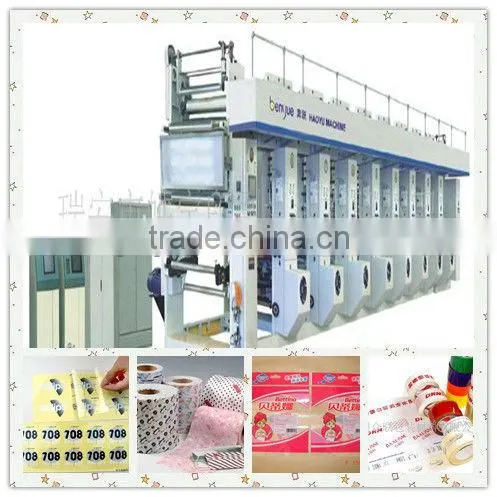 YS-A Series 8color 10units Computerized High Speed Rotogravure Printing Machine