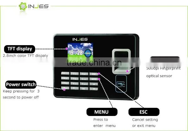 OEM New Linux Fingerprint Biometric Time Clock Push Technology photo-5