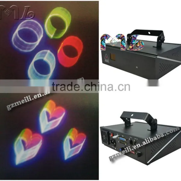 1W 3D Beam RGB Laser Lighting Made in China photo-3