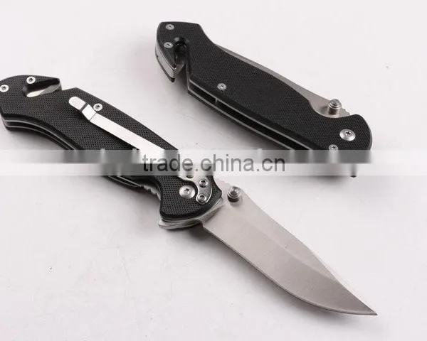 OEM G10 Handle Folding Tactical Knife for Outdoor photo-2