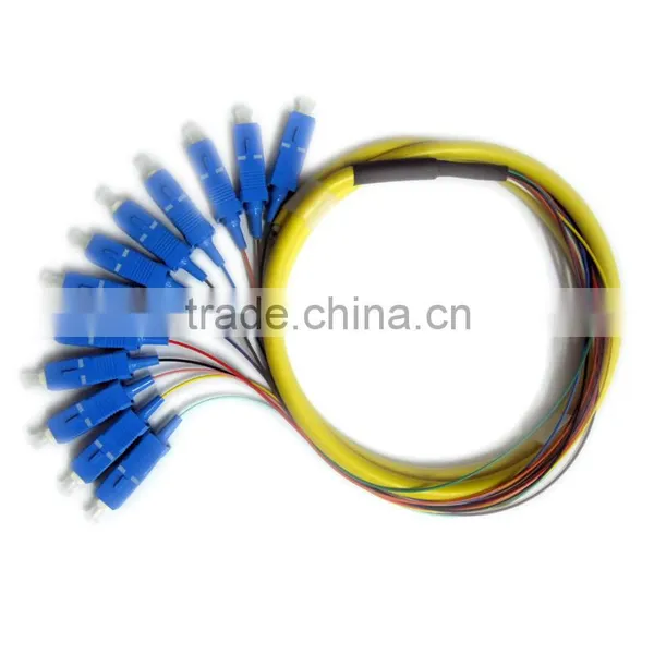 China Supply High Quality SC UPC 12 Cores Fan-out Fiber Optical Pigtail photo-3