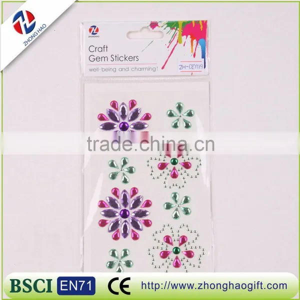 DIY Polygon Petals Flower Shape Sticker Design photo-5