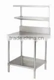 Icegreen Stainless Steel Work Bench/Table/Rack With 3 Shelves and Adjustable Feet