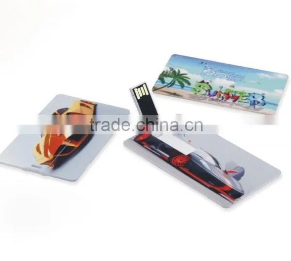 Plastic Card Type Usb Flash Drive, Custom Blank Usb Card With Keychain, Free Full Color Printing Usb Memory Card photo-5