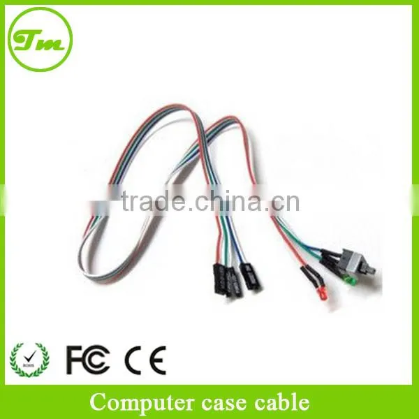 Computer Case Internal Power Reset Switch Cables