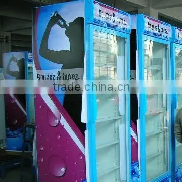 360L Free Standing Large Compressor Energy Drink Display Cooler photo-5