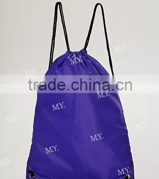 Promotional Durable Custom Polyester Drawstring Bag photo-3
