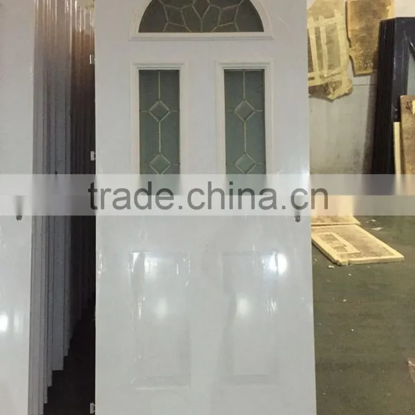 Directly Factory Sale Used Exterior Commerical French Steel Door With Toughtened Glass Made in Yongkang photo-4