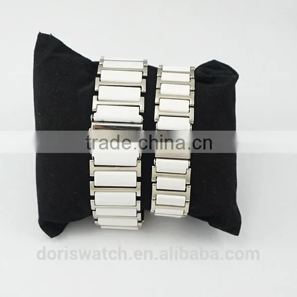High-tech Stainless Steel And White Ceramic Watch Design Steel Ceramic Watch Couple photo-2