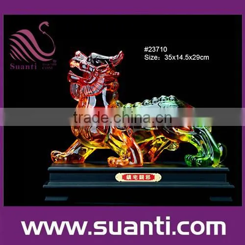 Crystal Brave Troops /PIXIU Polyresin Statue photo-3