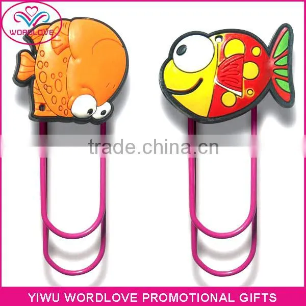 Halloween Design 3D Shaped Soft PVC Paper Clip Bookmark for Sale photo-2