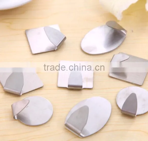 Stainless Steel Hook and Clothes Metal Hanging Stainless Steel Sticky Hook photo-3